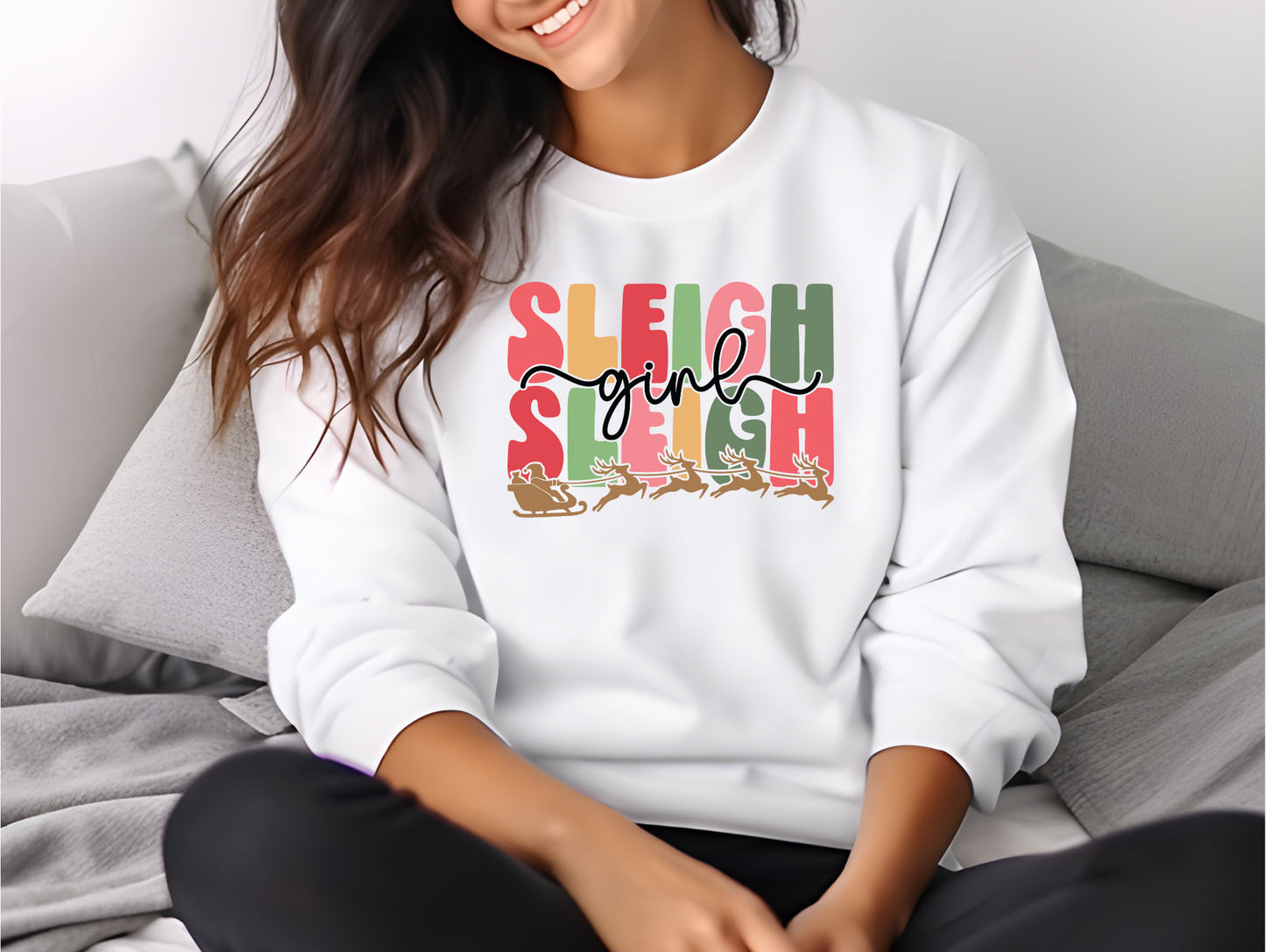 Christmas Sweatshirt Sublimated Pick your Design